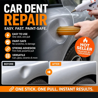 ——Pull out minor dents at home — without expensive body-shop repairs. 1