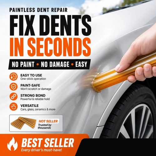 ——Pull out minor dents at home — without expensive body-shop repairs. 1