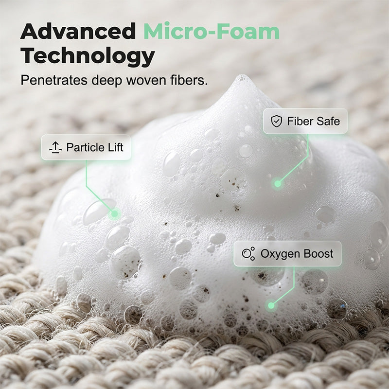 Waterless Carpet Foam Stain Remover with Towel 1