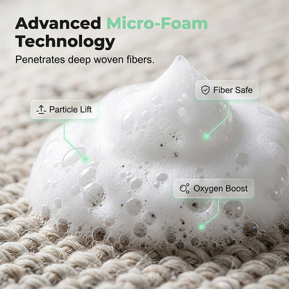 Waterless Carpet Foam Stain Remover with Towel 1