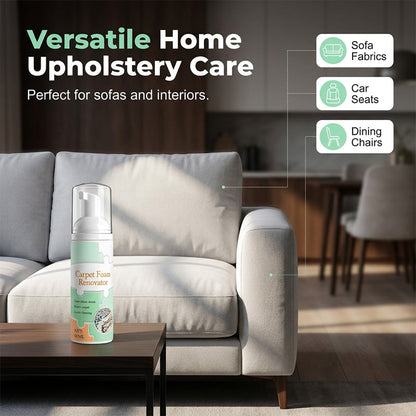 Waterless Carpet Foam Stain Remover with Towel 1