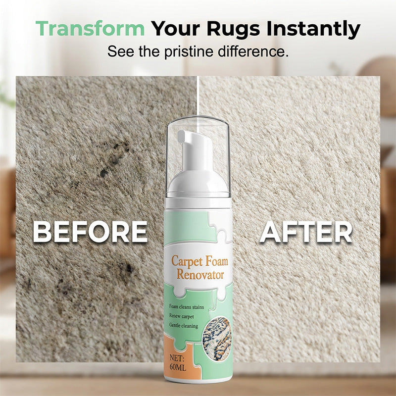 Waterless Carpet Foam Stain Remover with Towel 1