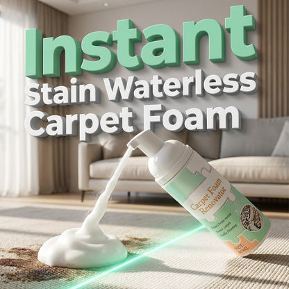 Waterless Carpet Foam Stain Remover with Towel 1
