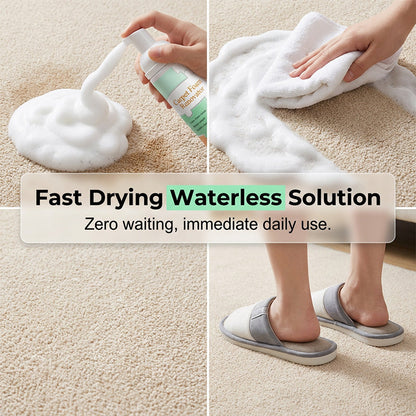 Waterless Carpet Foam Stain Remover with Towel 1